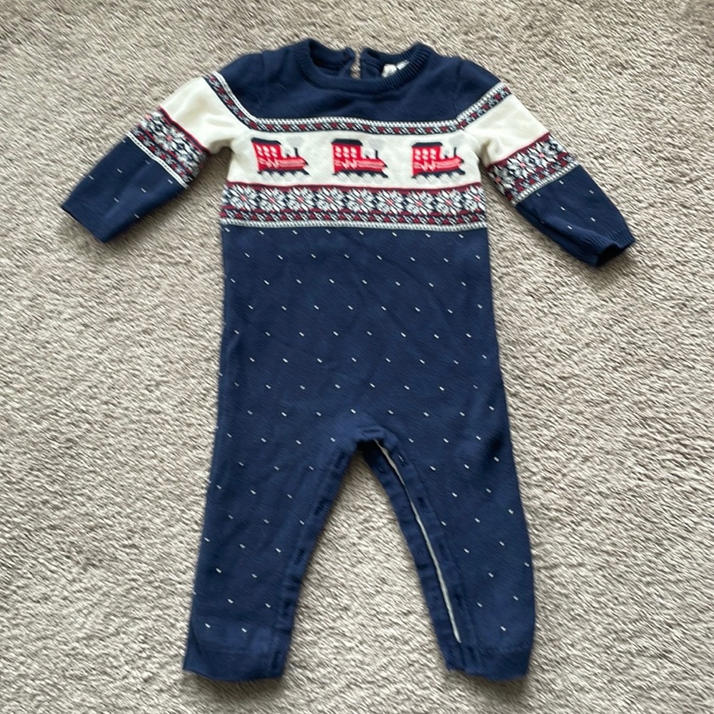 Janie and Jack, Winter Sweater Onsie